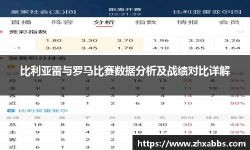 比利亚雷与罗马比赛数据分析及战绩对比详解