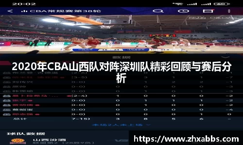 2020年CBA山西队对阵深圳队精彩回顾与赛后分析